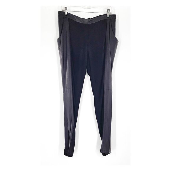 OHNE TITEL Viscose & Nappa Leather Pants NWT - Picture 7 of 12
